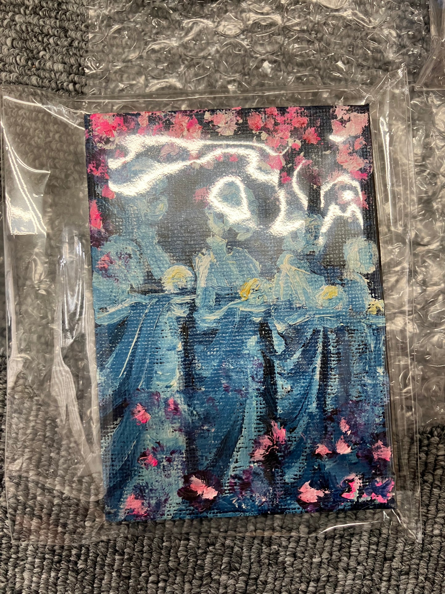 Jizo Statue – Oil Painting