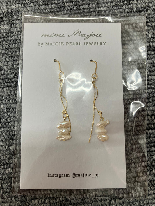 Stainless Earrings – Rice Side ×3