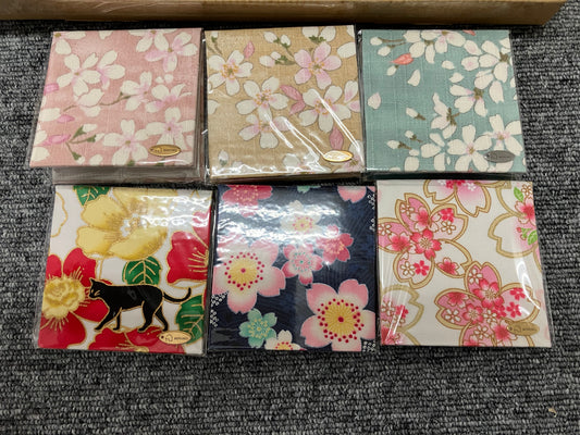 Japanese Pattern Memo Case with Memo