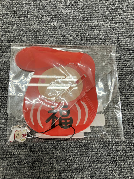 Pompadour Daruma Acrylic Stand (Large)